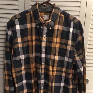 J crew Excellent condition fall shirt large